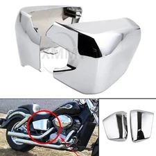 Left Right Chrome Battery Side Covers For Honda Shadow Aero 750 VT750CA ABS US