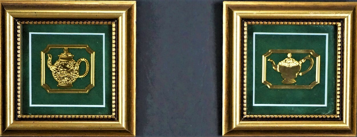 Gold Winterhur Museum Bookmark Pair 1993 Henry Francis duPont New in Box-image