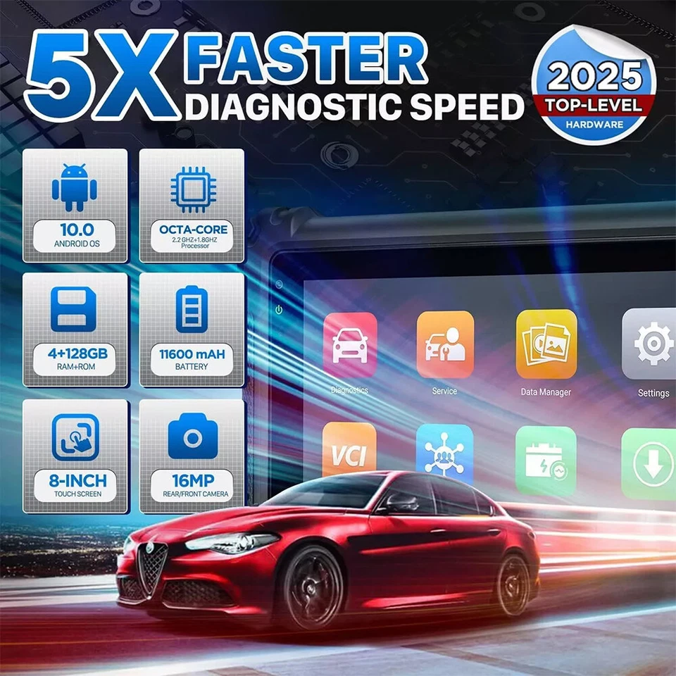 2025 Autel MaxiSys MK906 Pro Coding Full Systems Diagnostic Auto Scanner Tool - Image 3 of 4