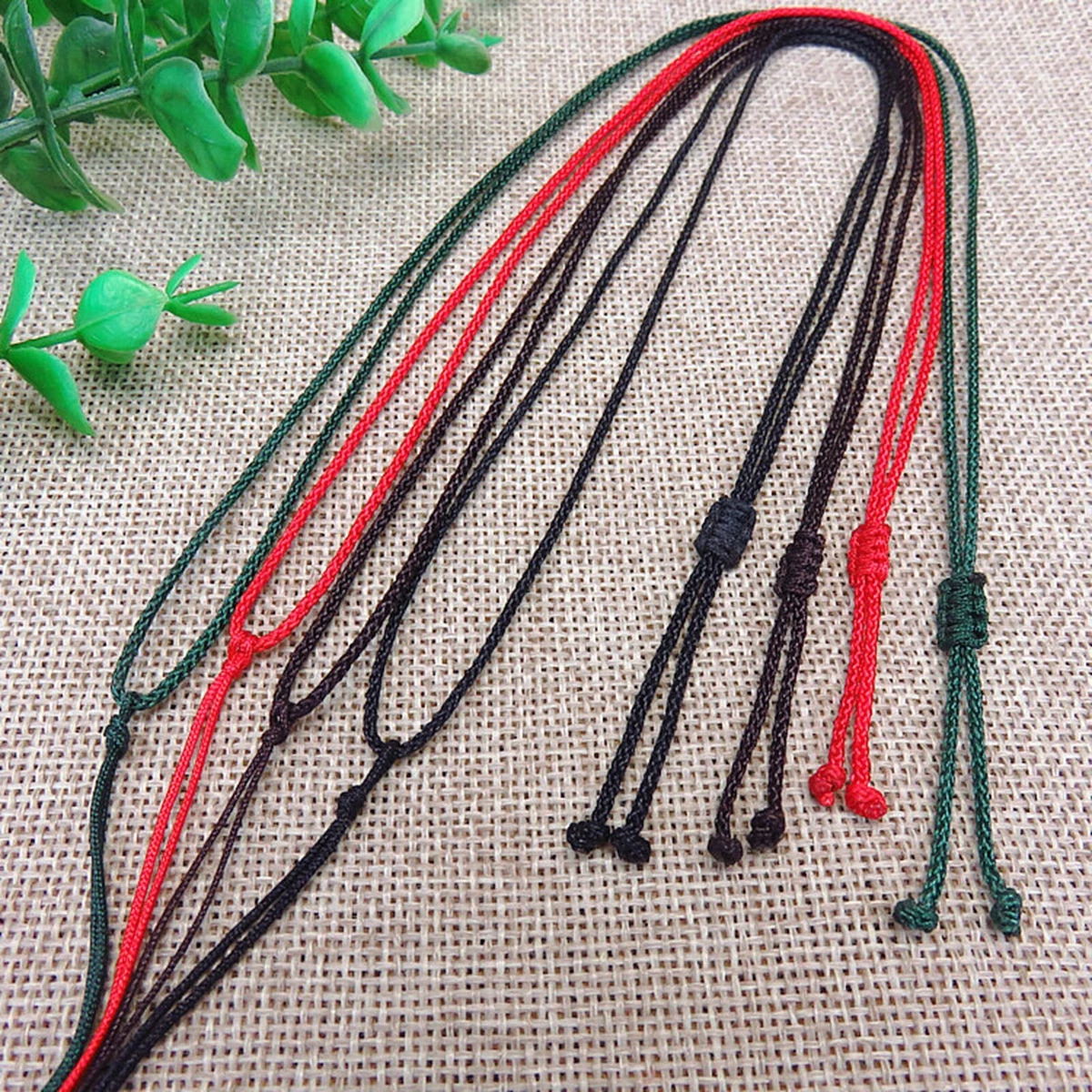 20 Chinese String Hand Woven Braided Adjustable Cord for Jade Pendant  Necklace