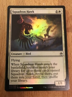 MTG Magic 1x FOIL Squadron Hawk (Masters 25) M/NM Eng
