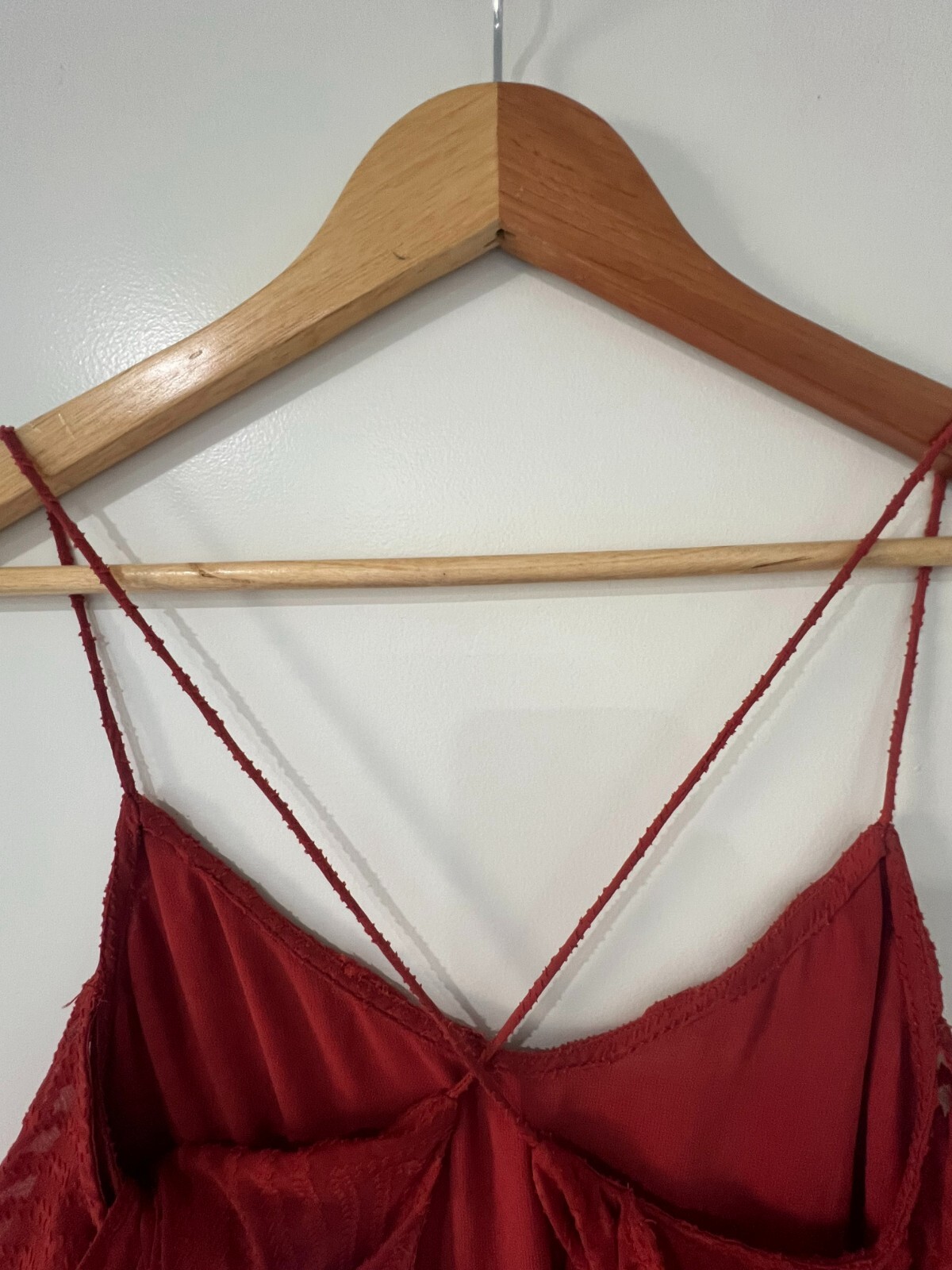 Zara Basic Collection Ruffle Scoop Neck Maxi Dres… - image 5