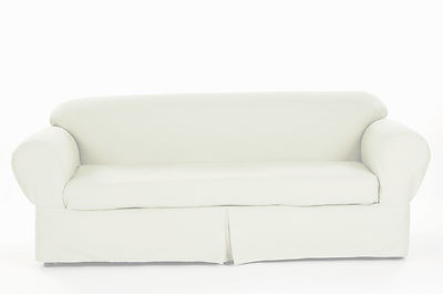 Cotton Slipcover Brushed Twill 2-piece Cushion Couch Sofa Loveseat Chair