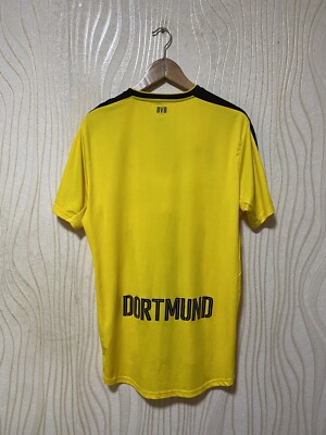 BORUSSIA DORTMUND 2016 2017 HOME FOOTBALL SHIRT SOCCER JERSEY PUMA