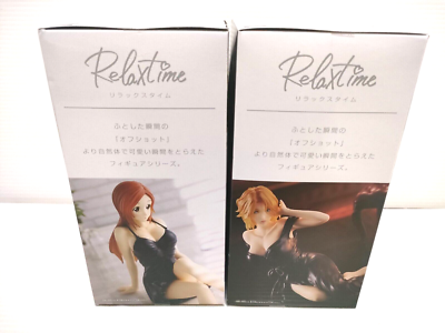 Relax time Bleach Rangiku Matsumoto & Orihime Inoue Figure Set of