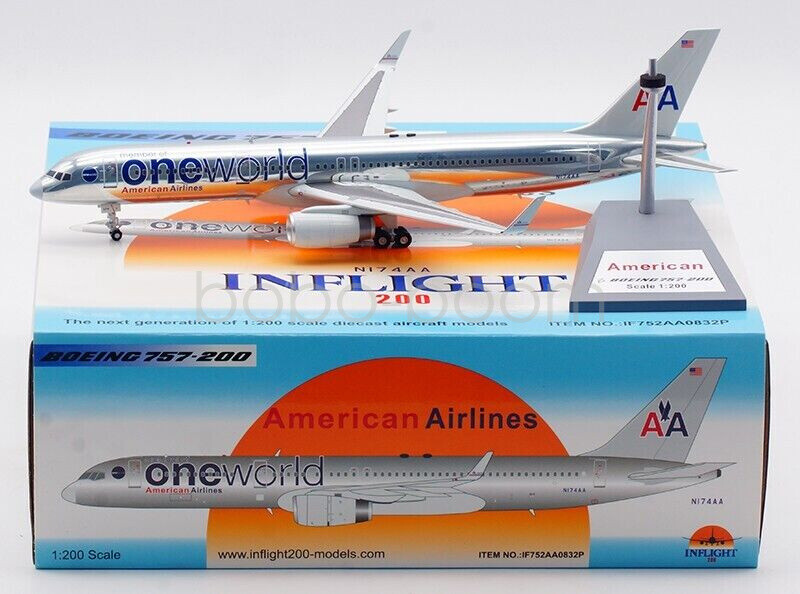 InFlight200 1:200 American Airlines B757-200 N174AA 