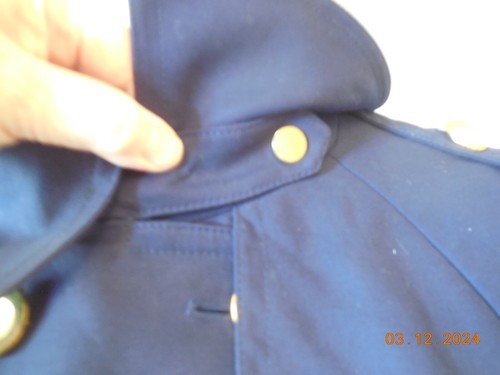 Alex & Co sz 16 Military Style Navy Mac/Raincoat -Ua to Ua 23.5ins/60cm. - Picture 16 of 22