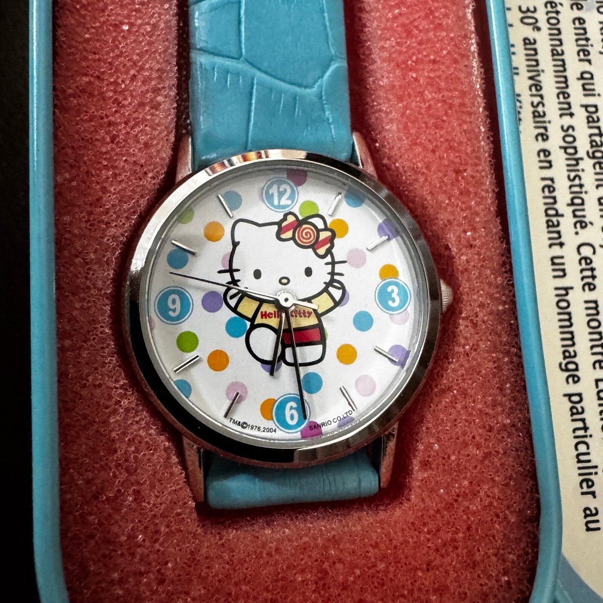SANRIO 2004 HELLO KITTY 30years限定 1pc. Vintage Hello Kitty 2004 30th Anniversary Watch New in box