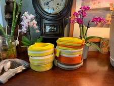 LOT OF 7 Used Taekwondo Judo MMA Karate Martial Arts Color Belts BUNDLE