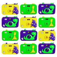 Playbees Toy Camera for Kids - 12 Pack - Wild One Party Favors Camera Toy for...