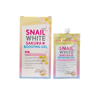 Snail White Sakura Boosting Gel 7ml x 6 Sachets