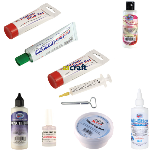 Pinflair Silicone Free Glue Gel For Decoupage Foto/ Stencil