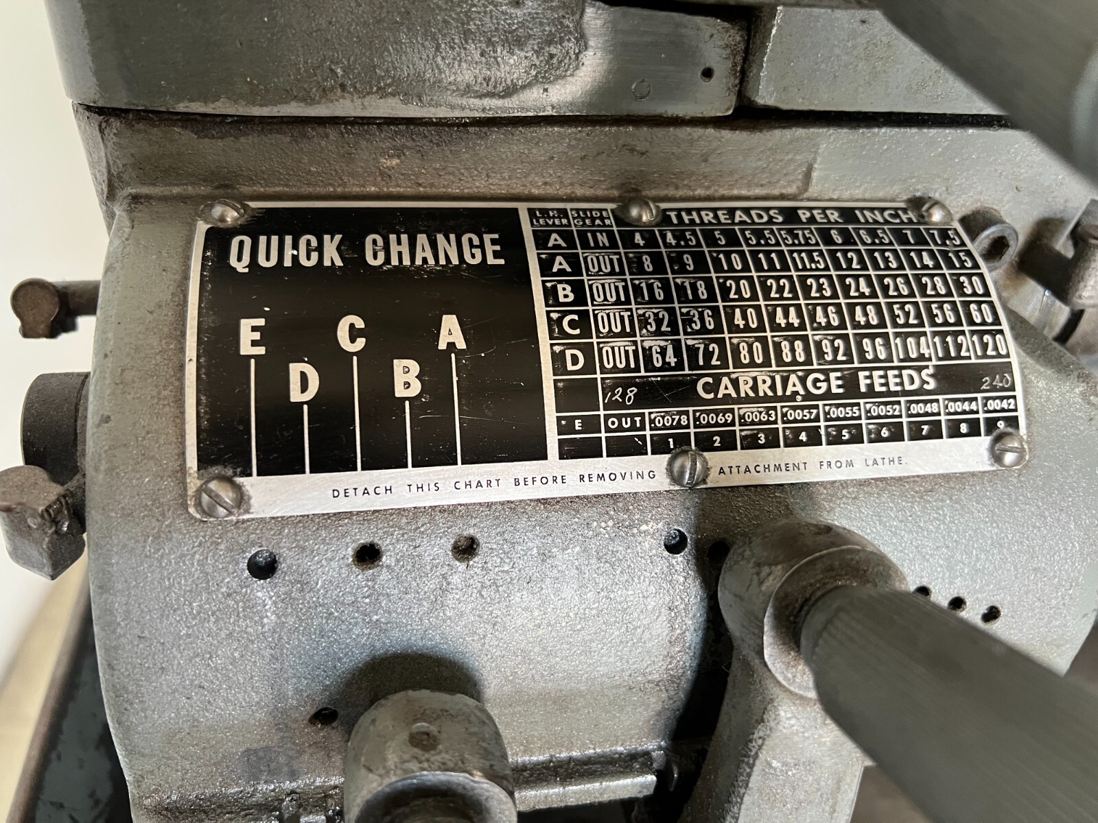 CRAFTSMAN Metal Turning Lathe 12" eBay