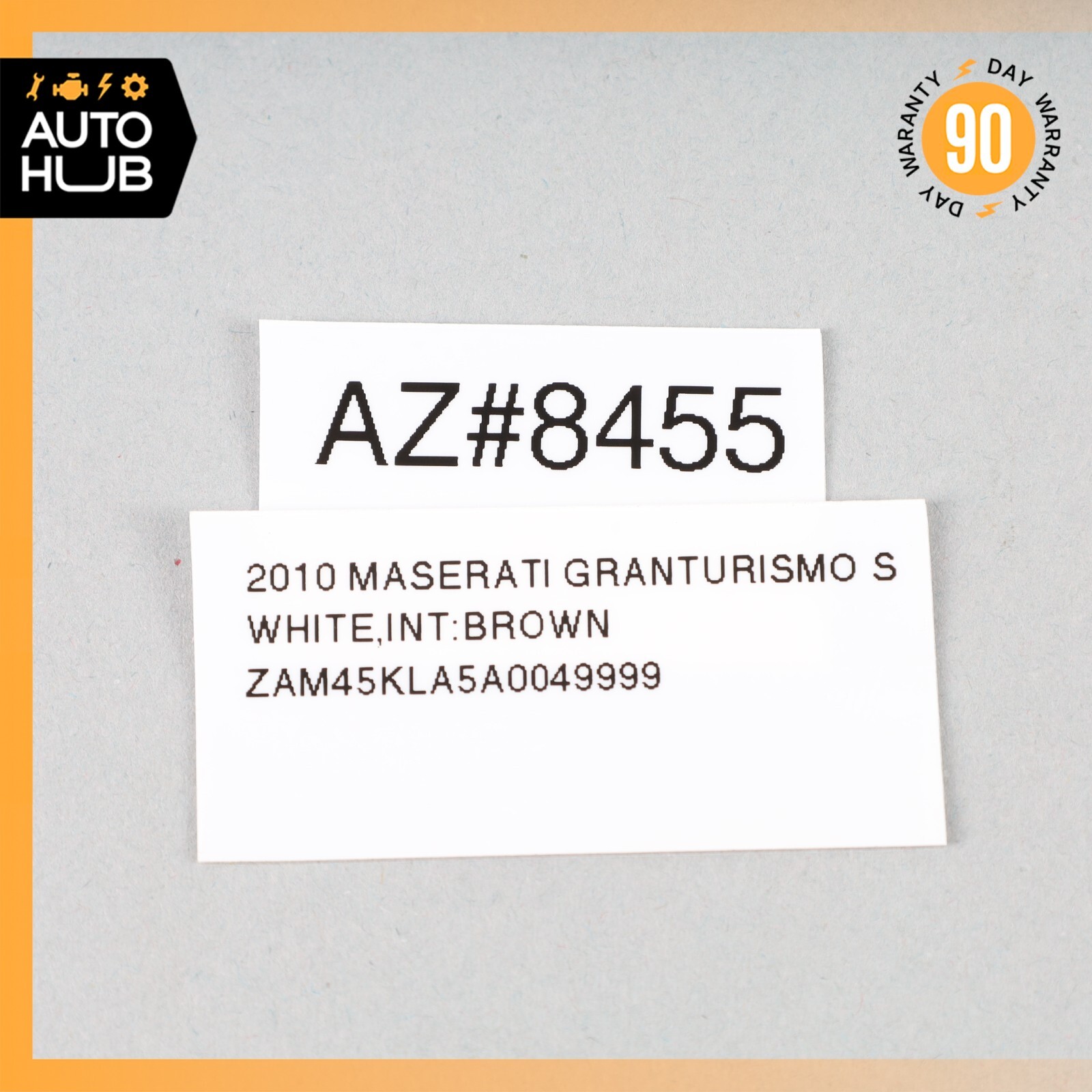 08-19 Maserati GranTurismo M145 Front Left Driver Side Door Panel Trim Wood OEM