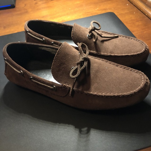 Coach Mens Loafers (Brown Suede Driving Shoes) eBay
