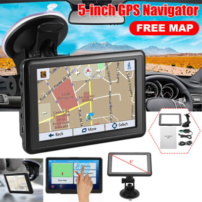 5'' Car GPS Navigation GPS Truck Navigator 8GB+256MB Capacitive Screen Free MAPS