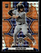 2022 Panini Mosaic #219 Ryan Vilade Reactive Orange Mosaic Card Colorado Rockies