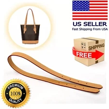 For Bucket Bag or Marais Bag PM GM & Petit - Vachetta Leather Straps Replacement