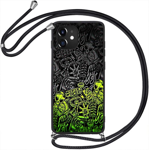 Silikon TPU Handy Schutz Hülle mit Band Handykette Cover Case Kordel - KBX-388 ►