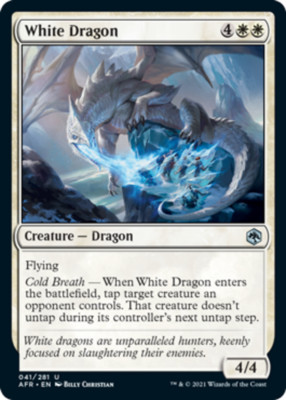 White Dragon NM-Mint Adventures in the Forgotten Realms MTG | eBay