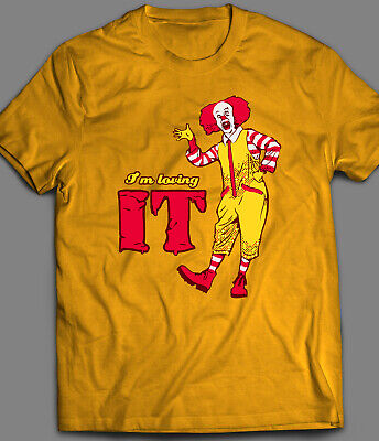 Mcdonald S X Pennywise I M Loving It Halloween T Shirt Many Sizes Ebay