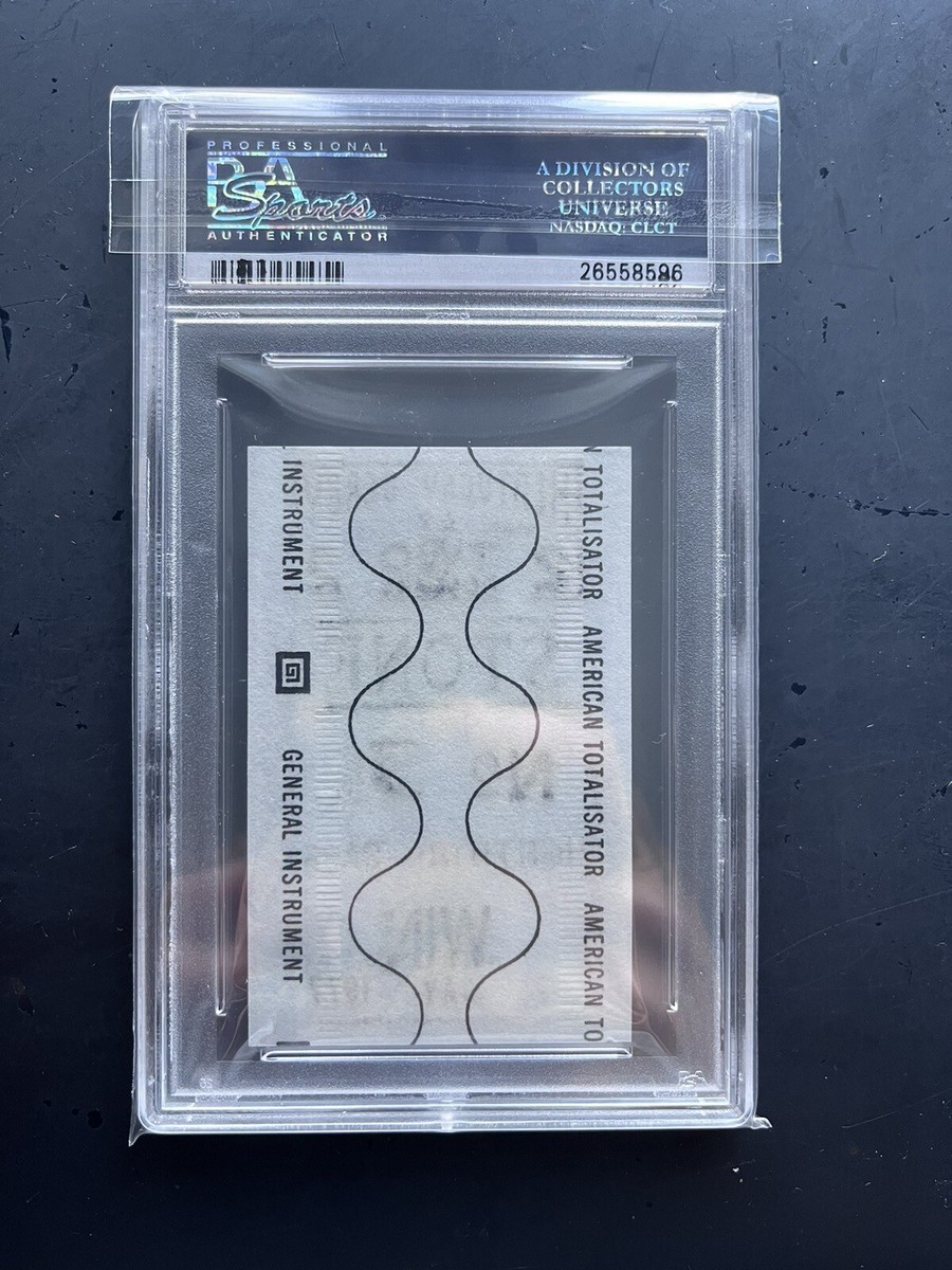 Seattle Slew Horse $2 Uncashed Ticket 1977 Kentucky Derby Triple