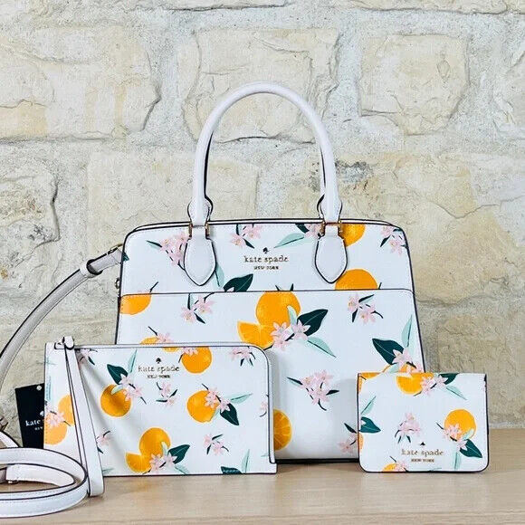 Kate Spade KC698 Madison Orange Toss Medium Satchel | eBay Kate Spade KC698 Madison Orange Toss Medium Satchel | eBay