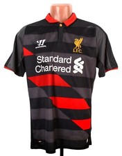 LIVERPOOL 2014/2015 THIRD FOOTBALL SHIRT JERSEY WARRIOR SIZE M