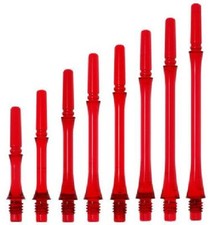 COSMO FIT SHAFT GEAR SLIM-LOCKED DART SHAFTS - CLEAR RED - SET OF 3