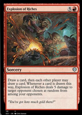 Explosion of Riches Light Play, English Magic the Gathering MTG Starter Commande