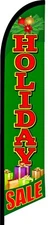 HOLIDAY SALE SWOOPER FEATHER FLAG BANNER SIGN  9226