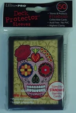 Ultra Pro Card Sleeves: Dia De Los Muertos-Pink Skull (ULP 84137) Standard Size
