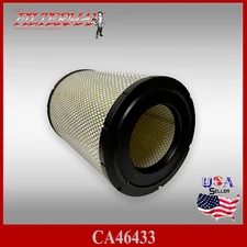 CODE 0 CA46433 Commercial Engine Air Filter Replacement for Peterbilt trucks
