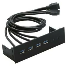 Brand NEW---5.25" 4-Port USB-3.0 Hub Front Panel