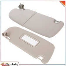 Gray Sun Visor Left Right for Dodge Ram Extendable Non Illuminated 2002-2010