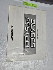 Blades of Steel with Manual (Nintendo NES, 1988) with Manual Ice Hockey Tested