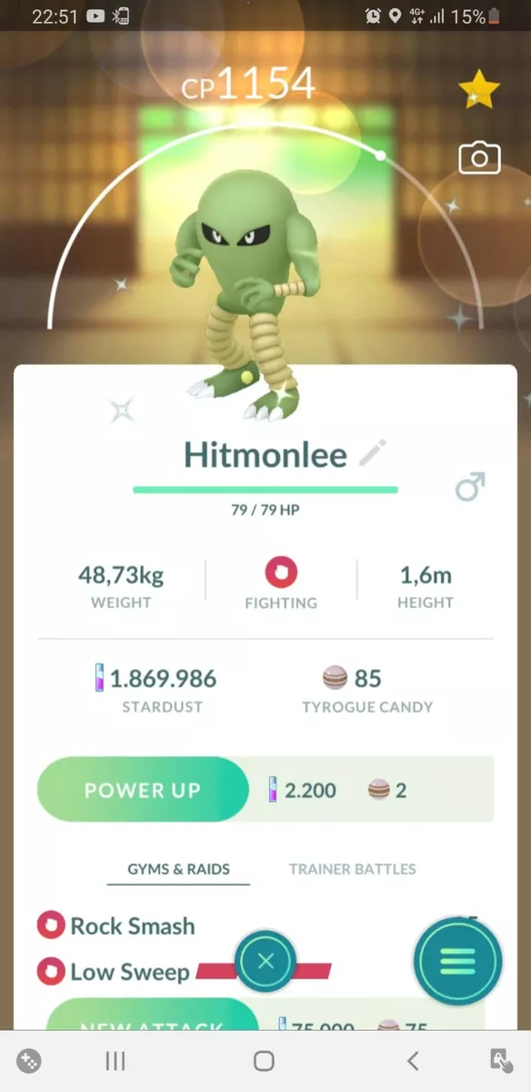 Shiny Hitmonlee - Pokemon Go