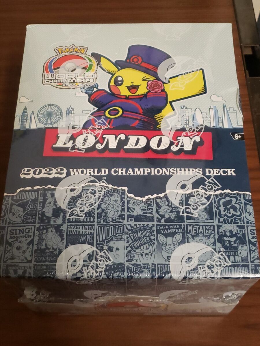 Pokemon TCG: 2022 World Championship Deck Case - Case of 8