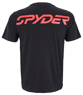 【SPYDER】 Duotech Men's Graphic Short Sleeve T-Shirt Spyder Men's Short Sleeve Graphic Cotton T-Shirt, Color