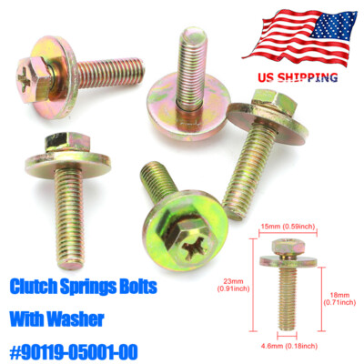 For Yamaha Blaster YFS200 Clutch Springs Bolts & Washers (5PCS) 90119-05001-00