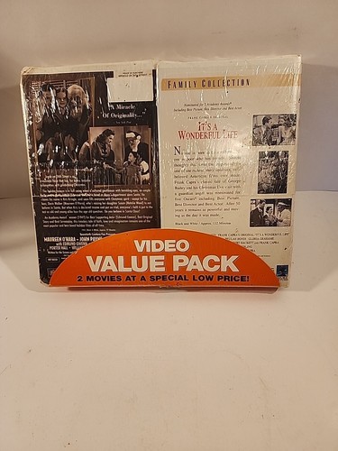 Video Value Pack It's a Wonderful Life & Miracle On 34th Street VHS Tapes New - Picture 2 of 2