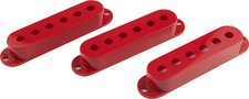 WD Single Coil Pickup Cover Set Red (Set of 3) (10 Sets)