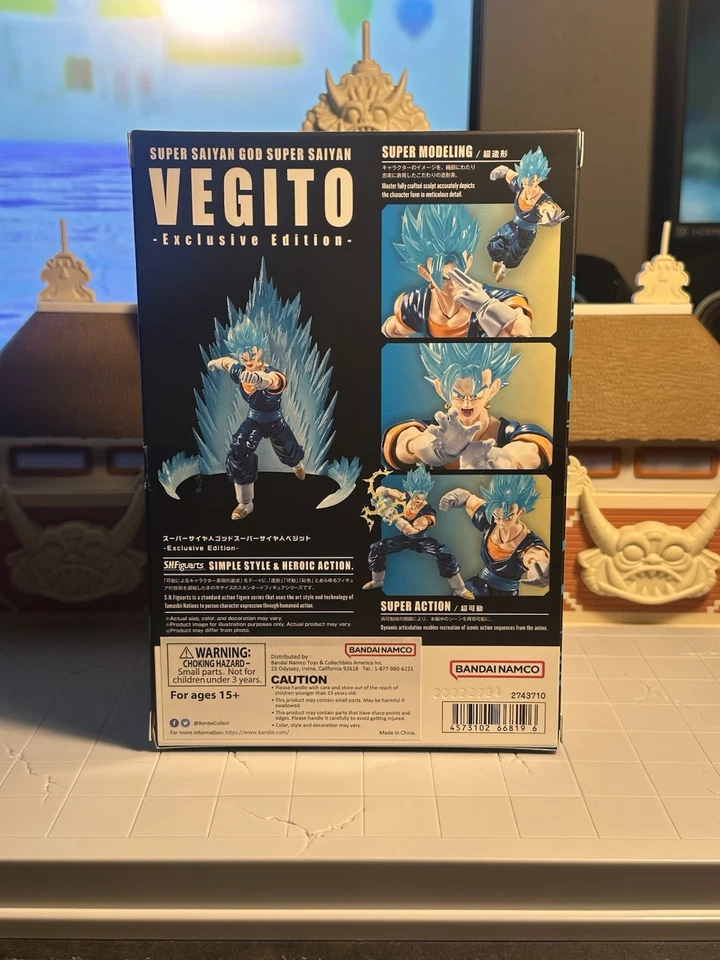 Sh Figuarts Super Saiyan God Super Saiyan Vegito Exclusivo Foto 4 de 4