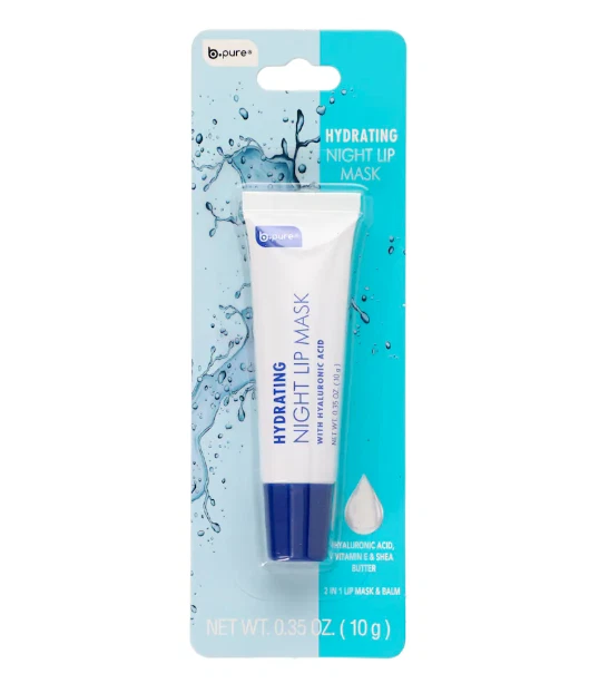 (8) Máscara labial noturna hidratante B-Pure com ácido hialurônico, vitamina E e manteiga de karité - Imagem 2 de 4