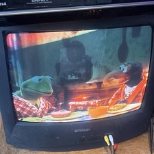 Sharp 19" CRT TV Retro Gaming 19R-M100s NES N64 Sega Atari WORKS