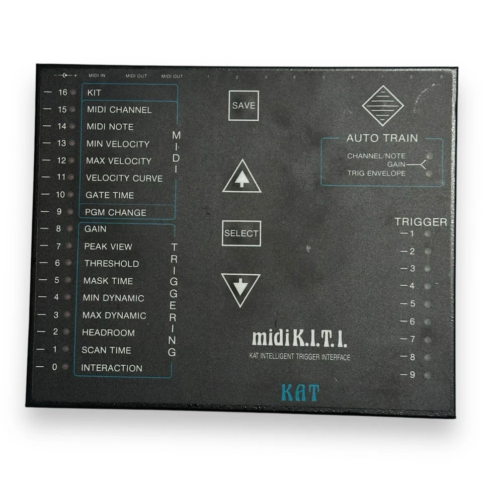 INTERFAZ DE DISPARO DE BATERÍA KAT PRO MIDI KITI K.I.T.I. Con manual y fuente de alimentación Foto 4 de 4
