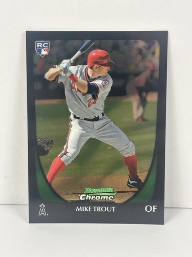 2011 Bowman Draft Picks & Prospects Chrome Mike Trout #101 (RC) Rookie
