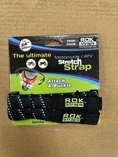 ROK Straps Motorcycle Tie Down Luggage Straps 2 pack 24 inch x 3/4 inch PN 10004