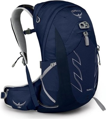 Osprey Talon 22L Men's Hiking Backpack with Hipbelt, Ceramic Blue, L/XL