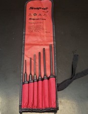 Snap-on Tools Ppcl60bk 6 Pc Long Pin Punch Set With Kit Bag Snap-on Tools Ppcl60bk 6 Pc Long Pin Punch Set With Kit Bag